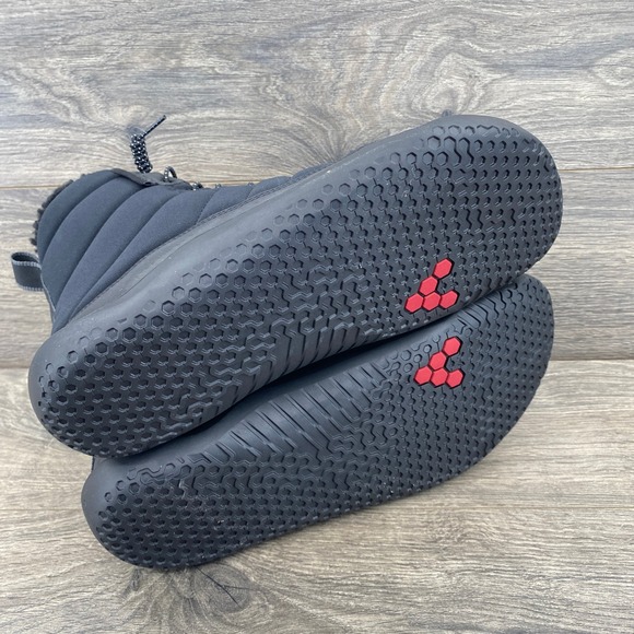 Vivobarefoot Gobi Hiber M Mens 9 Black Obsidian Primaloft Barefoot Winter Boots main image 6